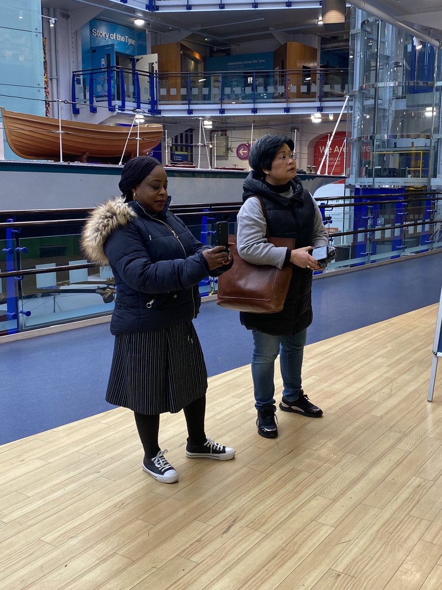 Message_Claire's tweet photo. Fantastic day today ⁦@Discovery_Mus⁩ and ⁦@GNM_Hancock⁩. Thank you for hosting our ⁦@britmusITP⁩ fellows in advance of ⁦@MuseumsAssoc⁩ Conference 2023 #Museums2023 https://t.co/1WzfKf5GPb