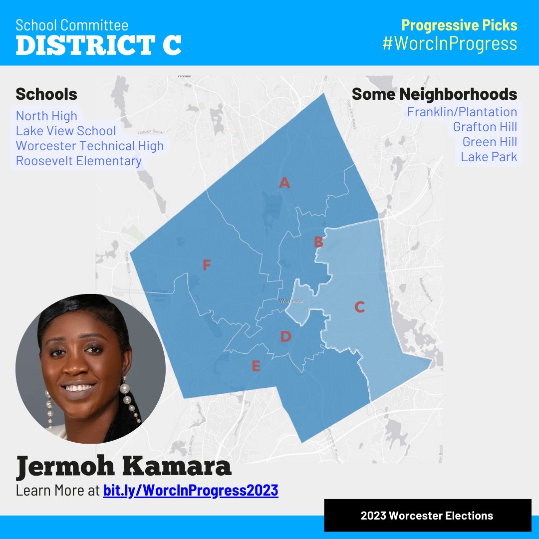 WorcInProgress's tweet photo. In district elections, your vote isn't just a number; it's a force for positive transformation in your neighborhood. Let's elect @Jermoh4WPS for School Committee District C! 🌟 #WorcPoli #DistrictPower https://t.co/CSZ8iIubM8