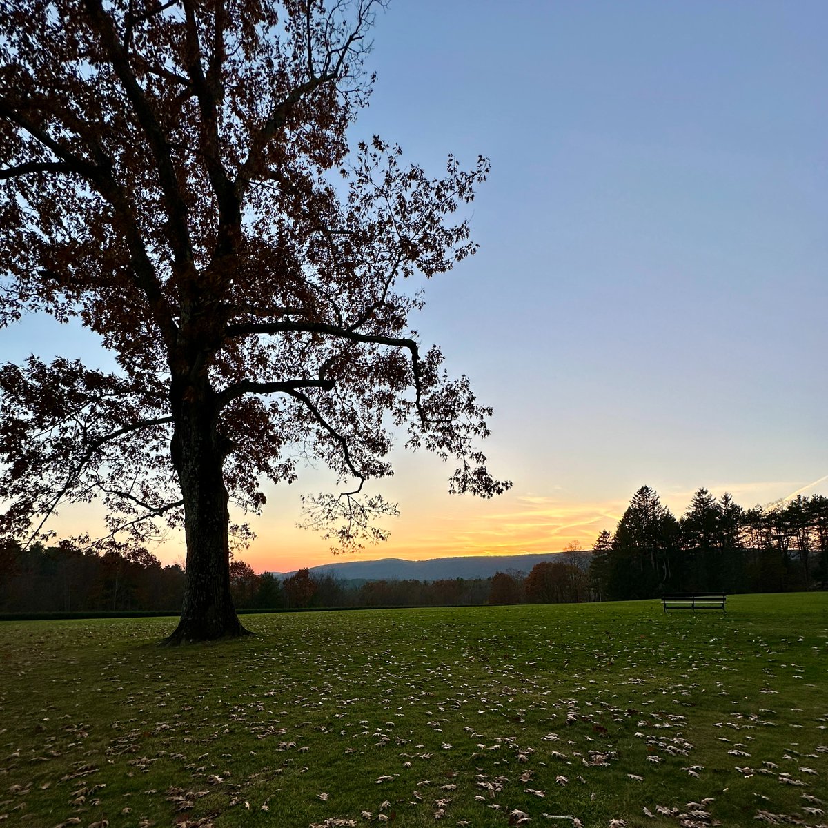 The sunsets at Tanglewood are beautiful all year round!