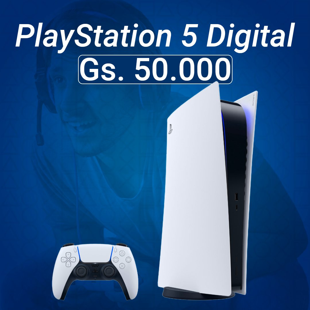 ¿La #PS5 por sólo Gs. 50.000? 👀🎮

¡Así como leiste! 🤩 Podes llevarte la #PlayStation5 por sólo Gs. 50.000.

llevauno.com.py/producto/lleva…

Gana 5 tickets para participar del sorteo:
1️⃣Seguinos
2️⃣Dale Rt y Mg
3️⃣@ al más gamer (mientras más personas, más posibilidades tenés de ganar)