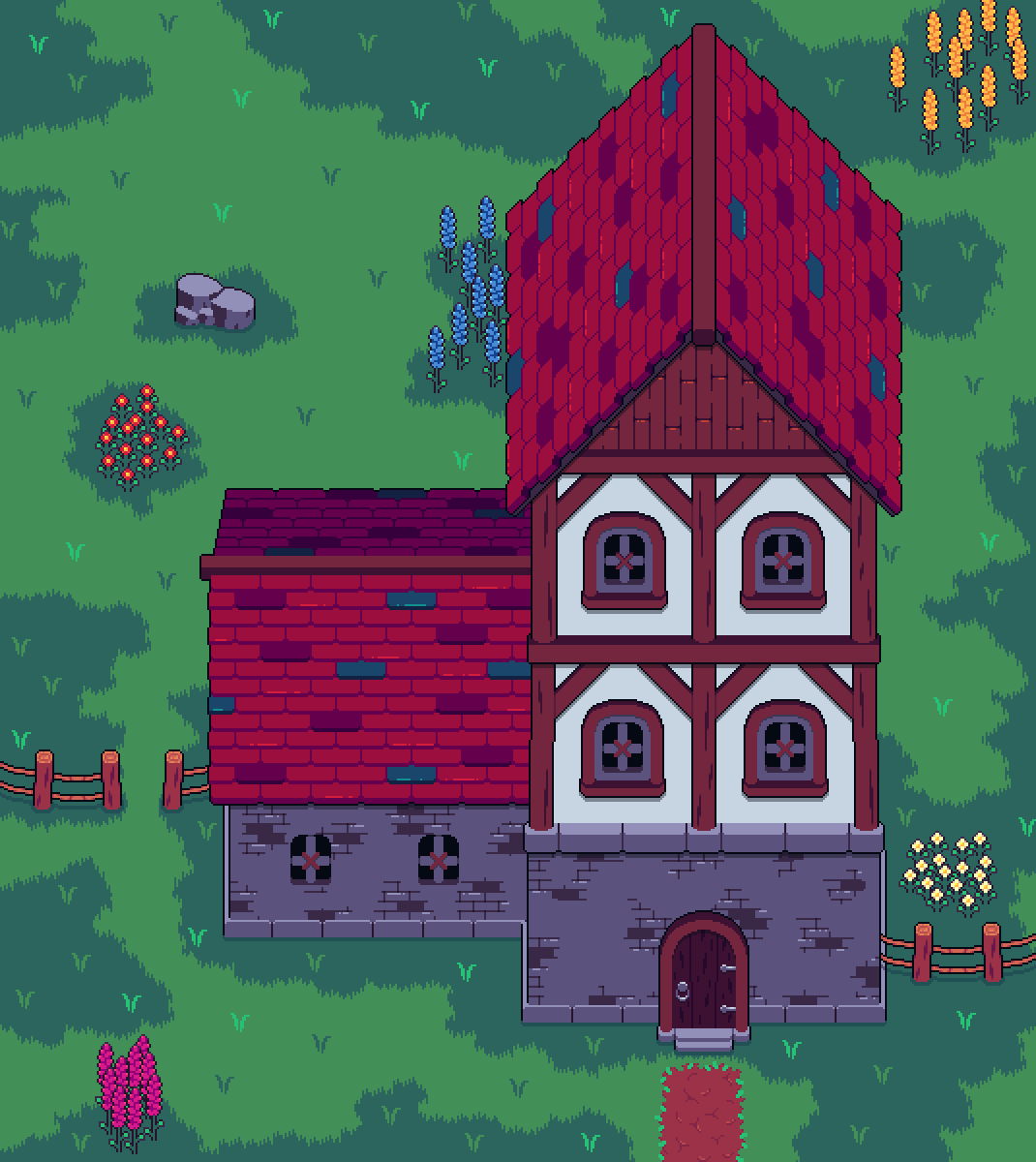 PixelHob's tweet photo. House🏠 finally completed after a lot of work!

#pixelart #archteture #pixelartist #pixelartdesign #pixelartaesthetic #digitalart #digitalartist #gamedesign #aseprite #pixelartwork #pixelartdrawing #digitalartwork https://t.co/sBiuzmvkJL