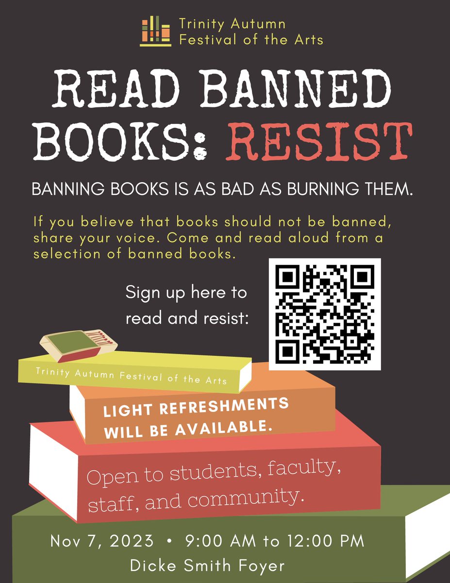 On Tuesday, Nov 7th, make your view known and come discuss the perils of banning books.
