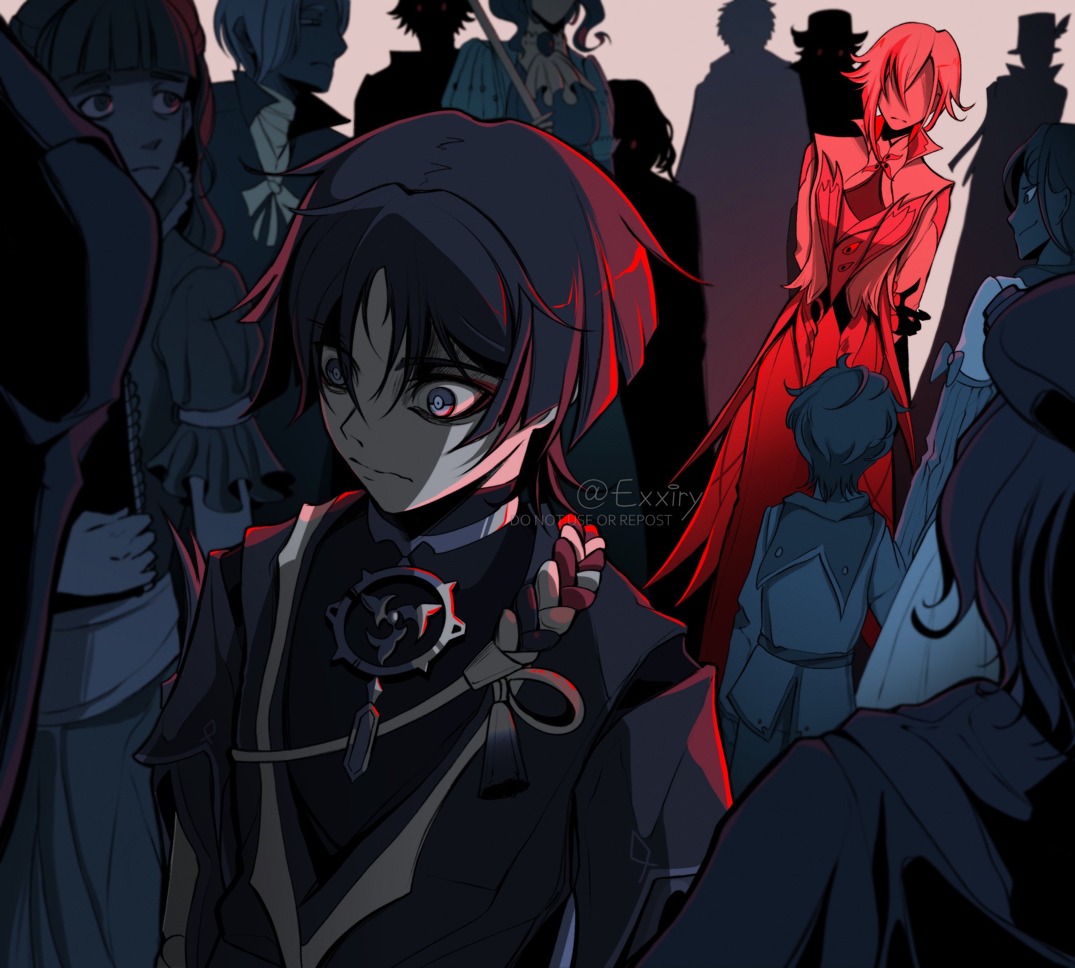 exxiry🔅 on X: “Day 5: fear💀 #fatuitober2023 #scaramouche 