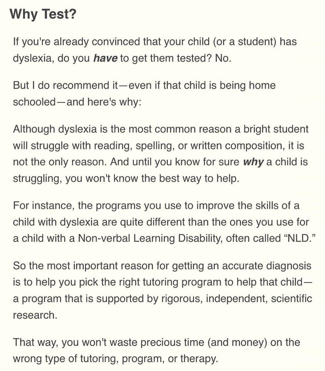 RosedaleReaders's tweet photo. Why is it important to test a child of suspected #dyslexia 

Visit our website to learn more: https://t.co/738E6p7LeV https://t.co/nMudrtk7zc