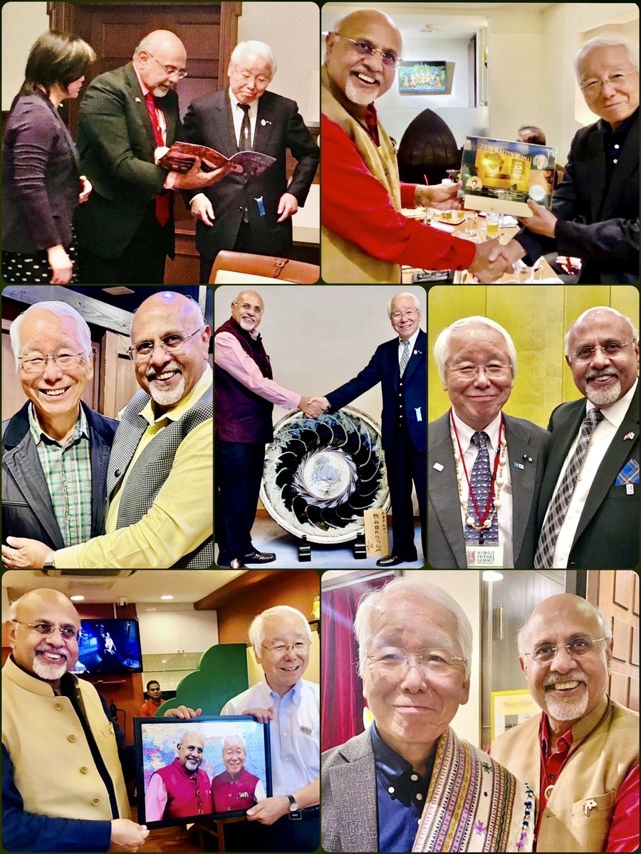 🎊Heartiest Congratulations to My Very Dear Friend Mr Toshizo Ido, Former Governor of Hyogo &amp; one of Japan’s longest serving Governors, for being awarded the most well deserved &amp; highest honour &amp; recognition of ‘Grand Cordon of Order of the Rising Sun’ by the Emperor of Japan!💐