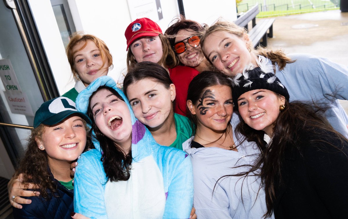 KinsaleComSch's tweet photo. On Oct 27th, KCS came together for a fancy dress charity walk!  Staff &amp; students had a fantastic day of fun, raising funds for incredible causes - @IrishCancerSoc @DownSyndromeIRL @marymountcork and #KYSS🙌Let's keep making a difference! Counting of funds raised continues! https://t.co/H5vK5Zju26