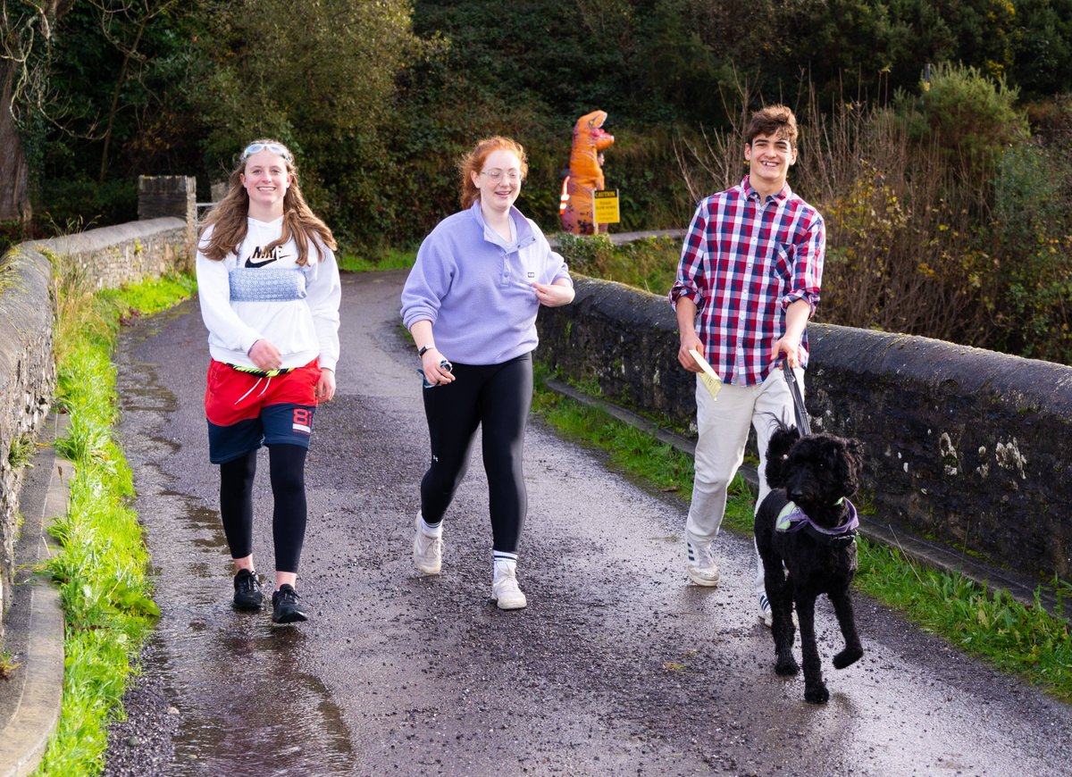 KinsaleComSch's tweet photo. On Oct 27th, KCS came together for a fancy dress charity walk!  Staff &amp; students had a fantastic day of fun, raising funds for incredible causes - @IrishCancerSoc @DownSyndromeIRL @marymountcork and #KYSS🙌Let's keep making a difference! Counting of funds raised continues! https://t.co/H5vK5Zju26