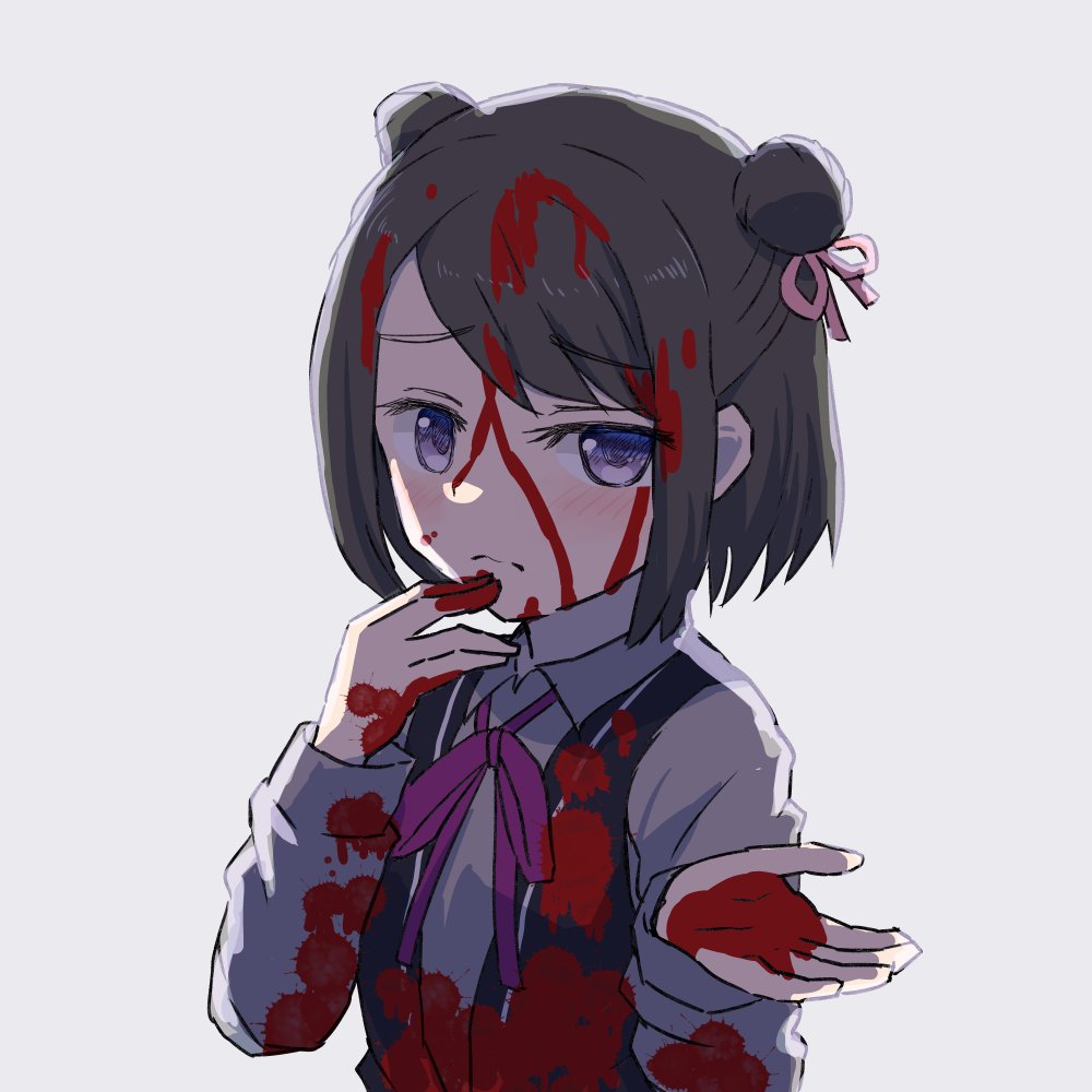 「何かあった黒江ちゃん」|ウサ小のイラスト