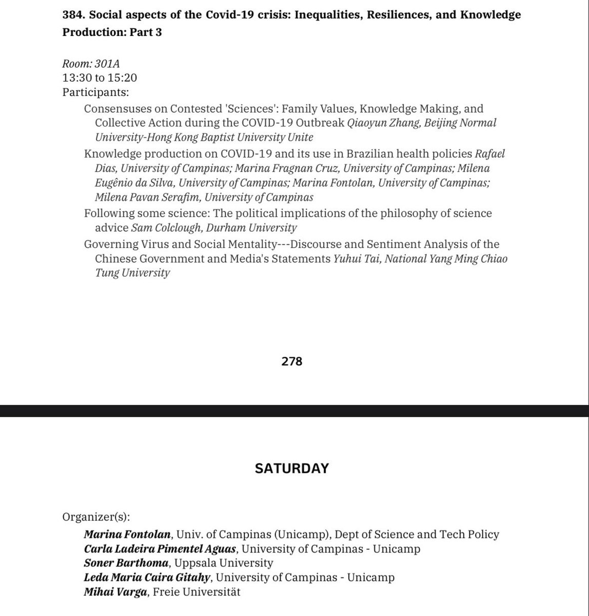 larryau's tweet photo. Second, on Sat, a paper from the @CATSprojectCU team on Long Covid in China and changing public health guidance, on a panel on the “social aspects of the COVID-19 crisis”. Looking forward to learning from these studies!

2/2 https://t.co/86viT4Lbov