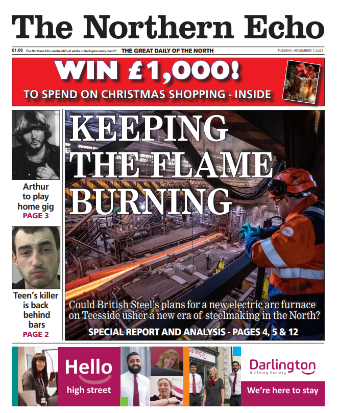 EchoNickG's tweet photo. 🗣️'The flame of steelmaking on Teesside is burning bright again'

Could British Steel’s plans for a new electric arc furnace  usher in a new era of steelmaking in the North East?

Reaction and analysis in tomorrow's @TheNorthernEcho 🗞️

#TomorrowsPapersToday https://t.co/Bs0goWMIjv
