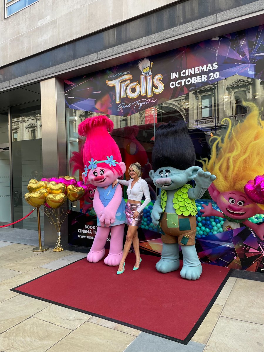 Last month our UK Social Team refreshed their frosted tips, put on their flared jeans and charged their flip phones for #TrollsBandTogether🎤✨From running the social campaign to capturing content at ‘The Trolls Happy Place’ the team have loved working with <a href="/universaluk/">Universal Pictures UK</a>!