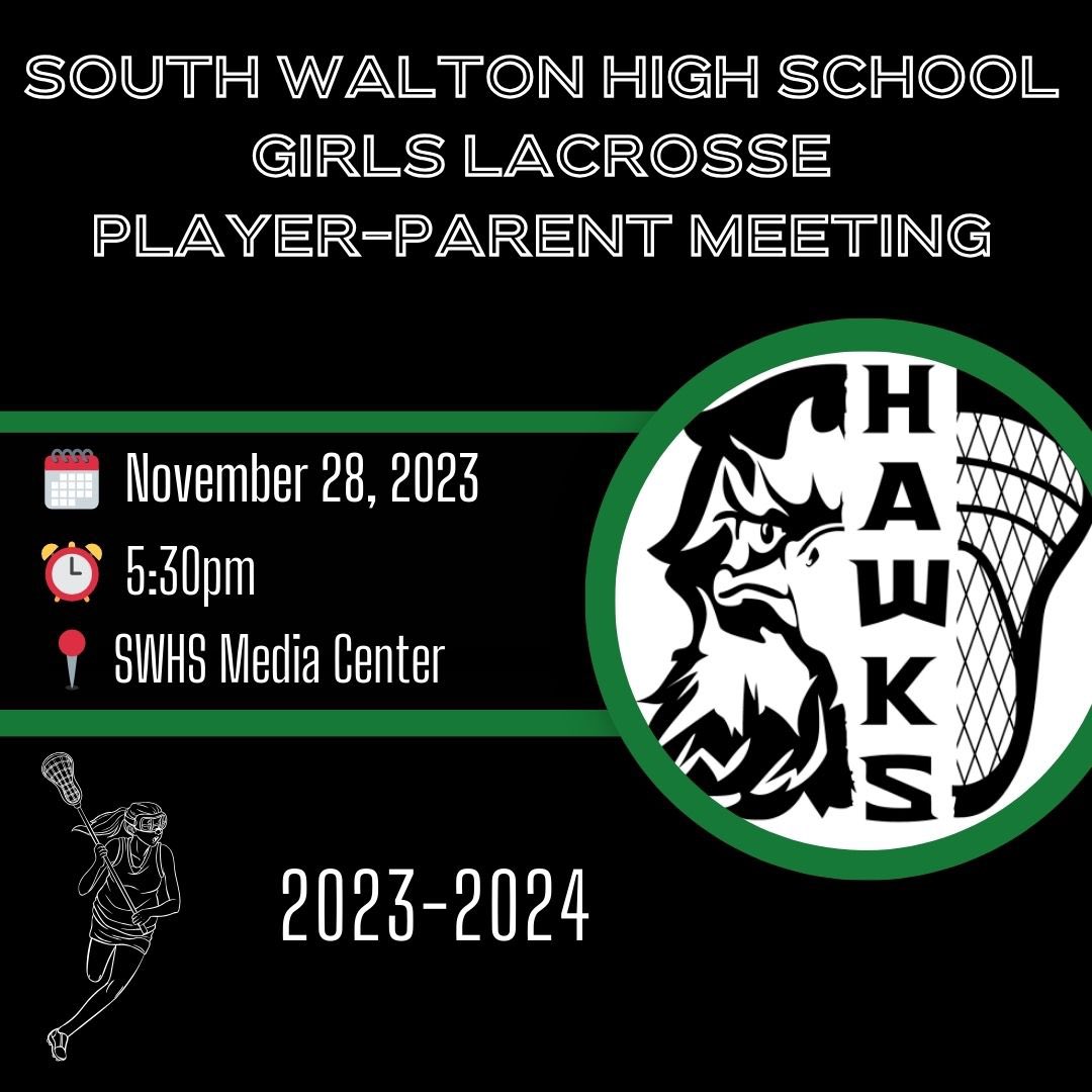 GirlsLacrosseSW's tweet photo. 🚨⚠️MANDATORY player-parent meeting for the 2023-2024 season. Mark your calendars ⚠️🚨 https://t.co/3SzdiXEvb8