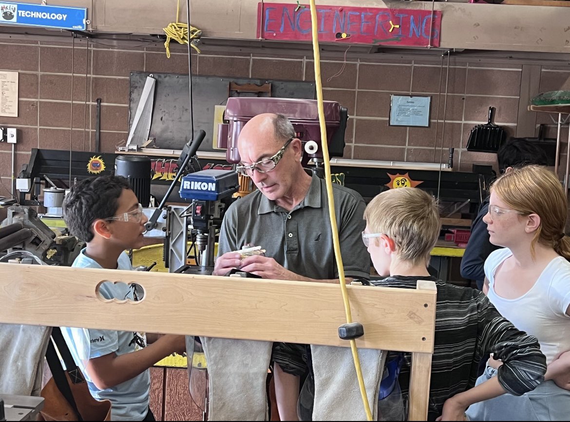 NS_Tigers's tweet photo. Congratulations to Mr. Hendrie and our Engineering and Technology Lab. Presented today with a Champions of Change Award from the NY State School Boards Association. #TigersTech https://t.co/DoIEQKqRh1