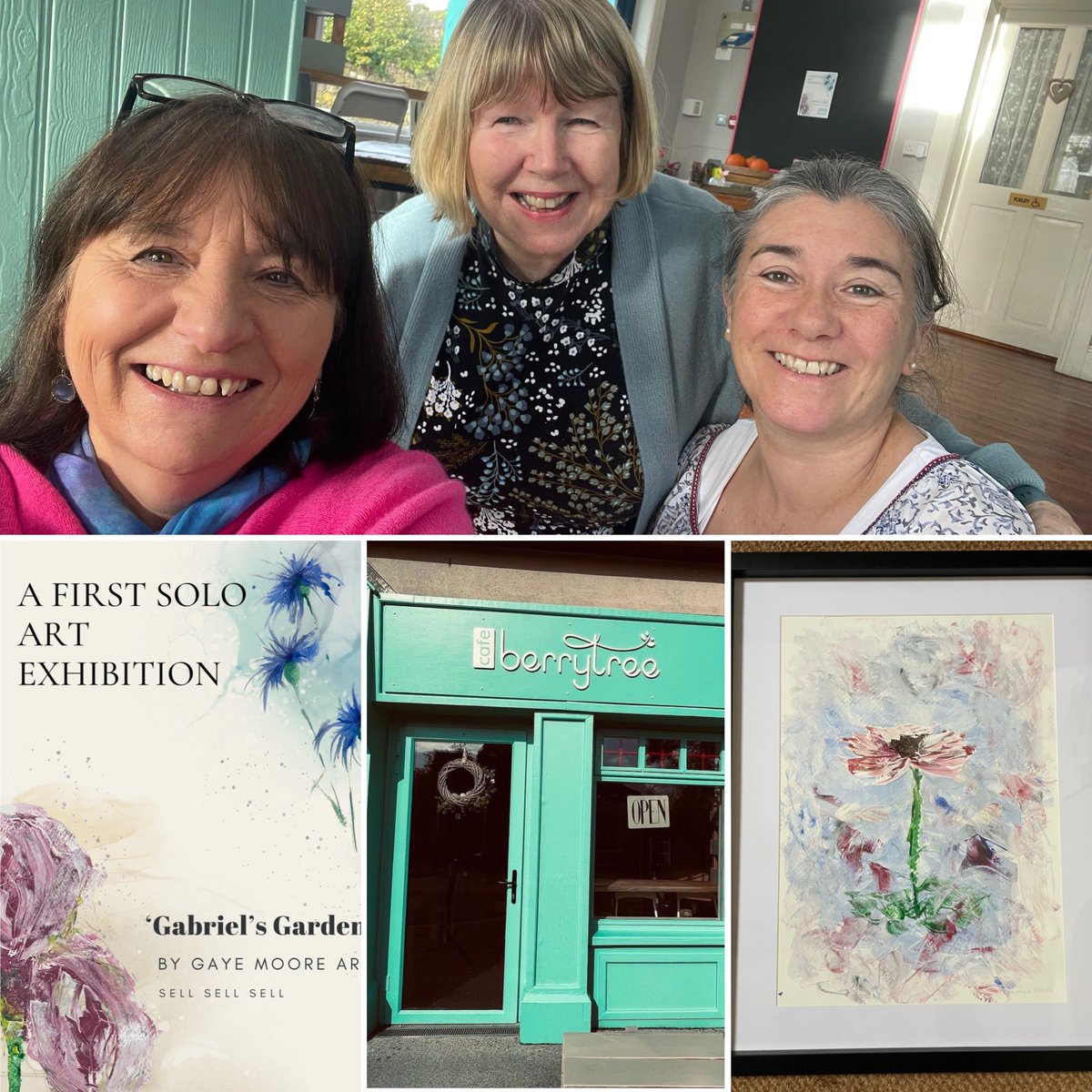 A huge thank you to everyone for support for my first solo art exhibition 🎨👩‍🎨🖼
To Cliona Coyne at BerryTree cafe for hosting, to @MaXiMiLliSt for poster design & helping me hang my art, to @PatriciaAnneMo2 for radio interview & to everyone for words of encouragement #gratefull