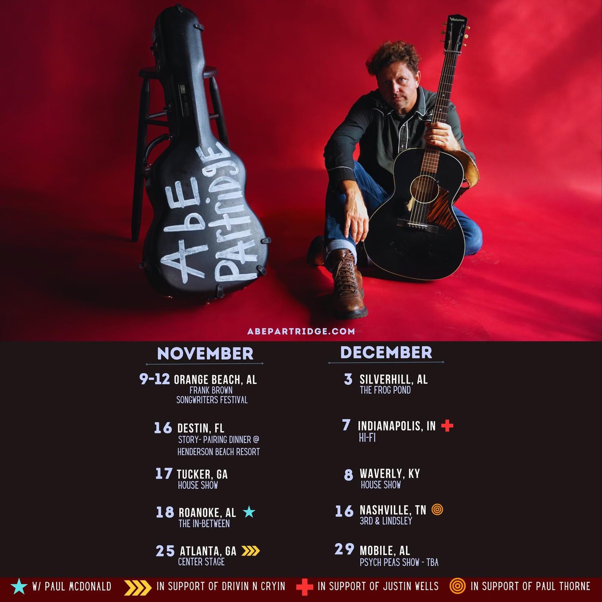 🔥 Last dates of 2023 🔥
What a year it has been!
I'm looking forward to the future.
Tix available on my website.
See y'all down the road!

📸 - Mike Baker