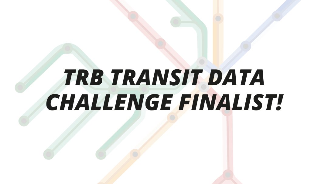 🚅 Help TransitMatters send Labs volunteers to Washington D.C. to present at the Transportation Research Board Annual Meeting in January!

♥️ If you benefit from TransitMatters Labs' tools, please consider donating. Any amount helps! transitmatters.org/donate