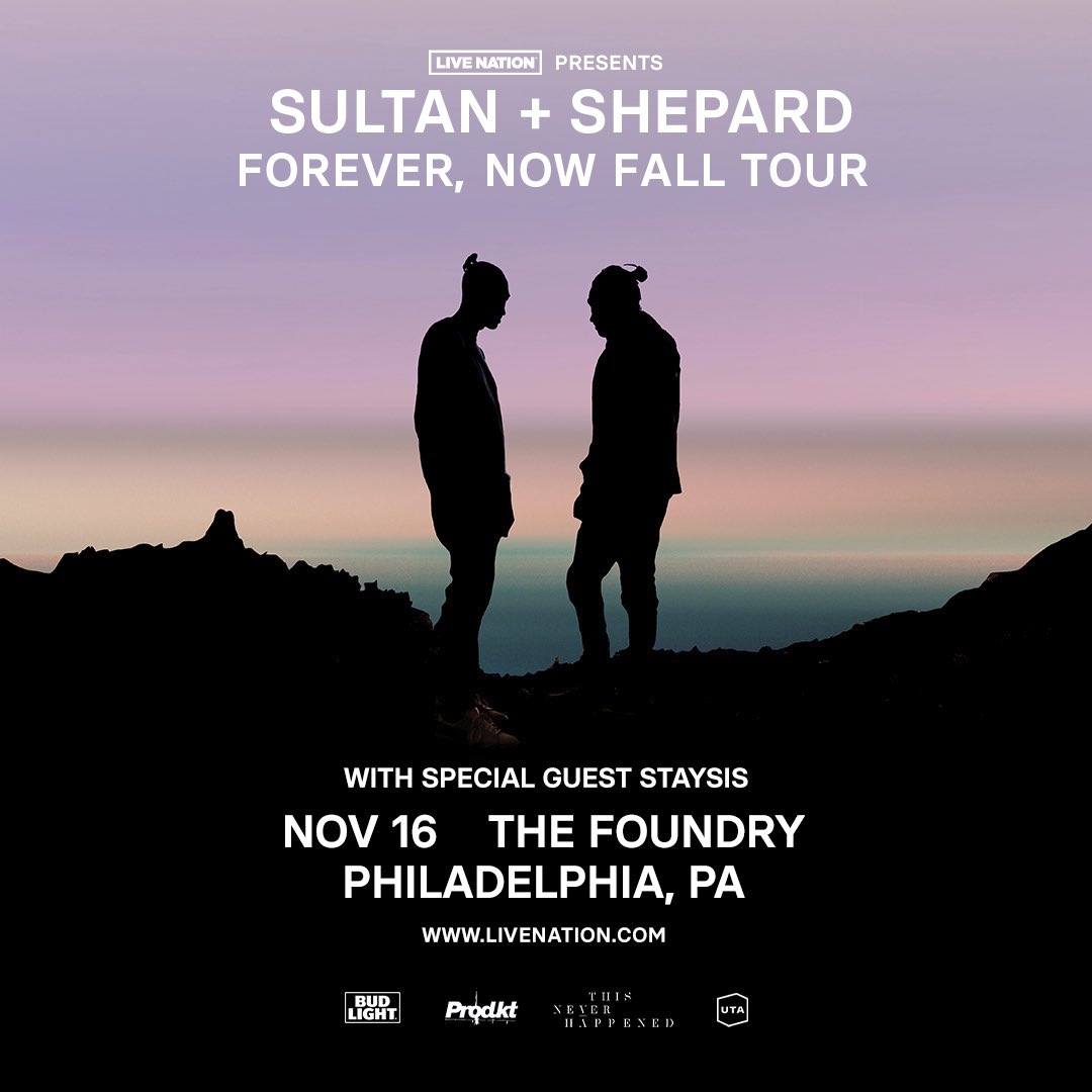 Staysis (@staysisprog) on Twitter photo Can’t wait to warm up the dance floor for <a href="/sultanshepard/">Sultan + Shepard</a> at the <a href="/FillmorePhilly/">The Fillmore Philadelphia</a> Tickets in bio. Can’t wait to warm up the dance floor for <a href="/sultanshepard/">Sultan + Shepard</a> at the <a href="/FillmorePhilly/">The Fillmore Philadelphia</a> Tickets in bio.