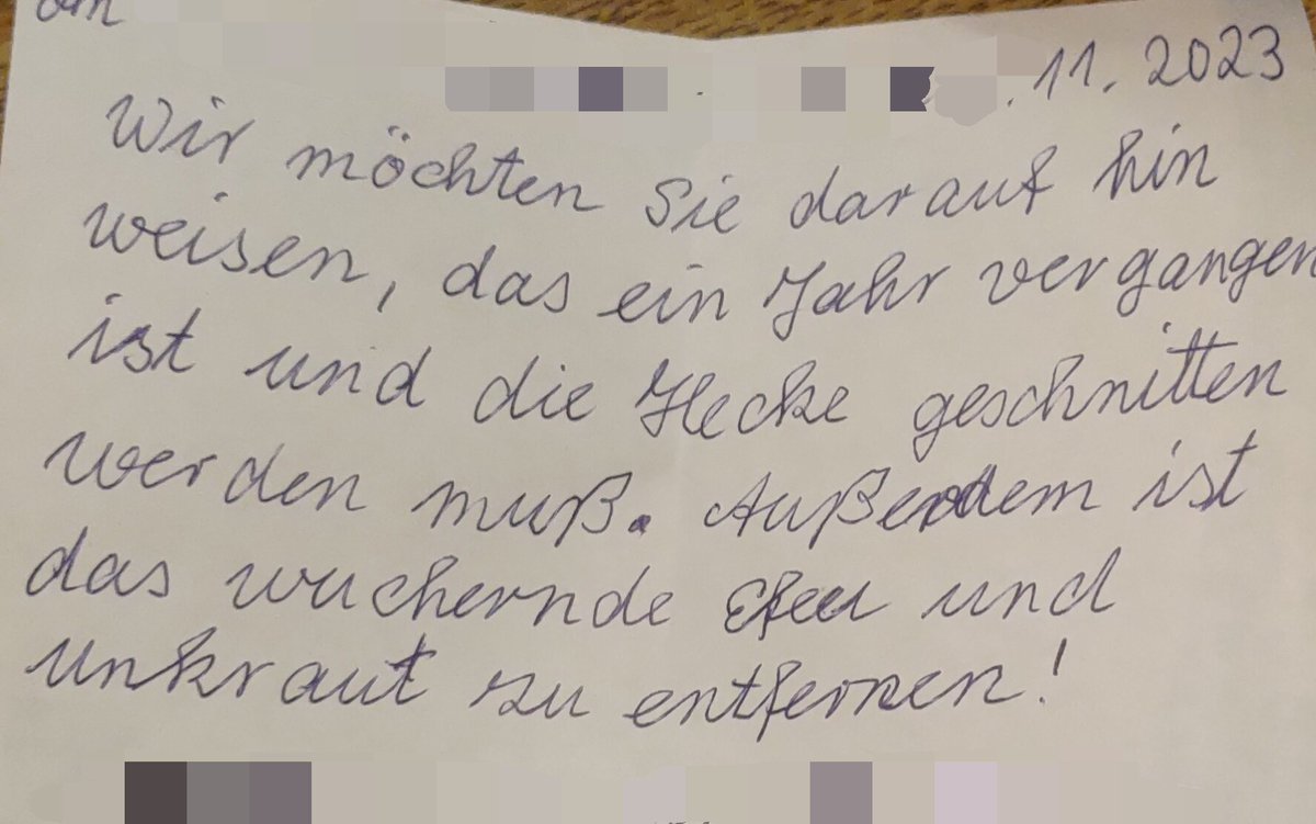 Achja ich liebe meine Nachbarn...
Jedes Jahr aufs neuste qwq #nachbarschaft