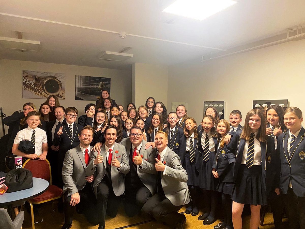 RBAPerforming's tweet photo. A huge well done to all of the students in RBA’s choir who had the opportunity to perform at the spotlight on Friday with the world renowned ‘Opera Boys’. 🎶

What a fantastic performance, you should all be very proud of yourselves👏🏻 https://t.co/LIRhQ2IWMY