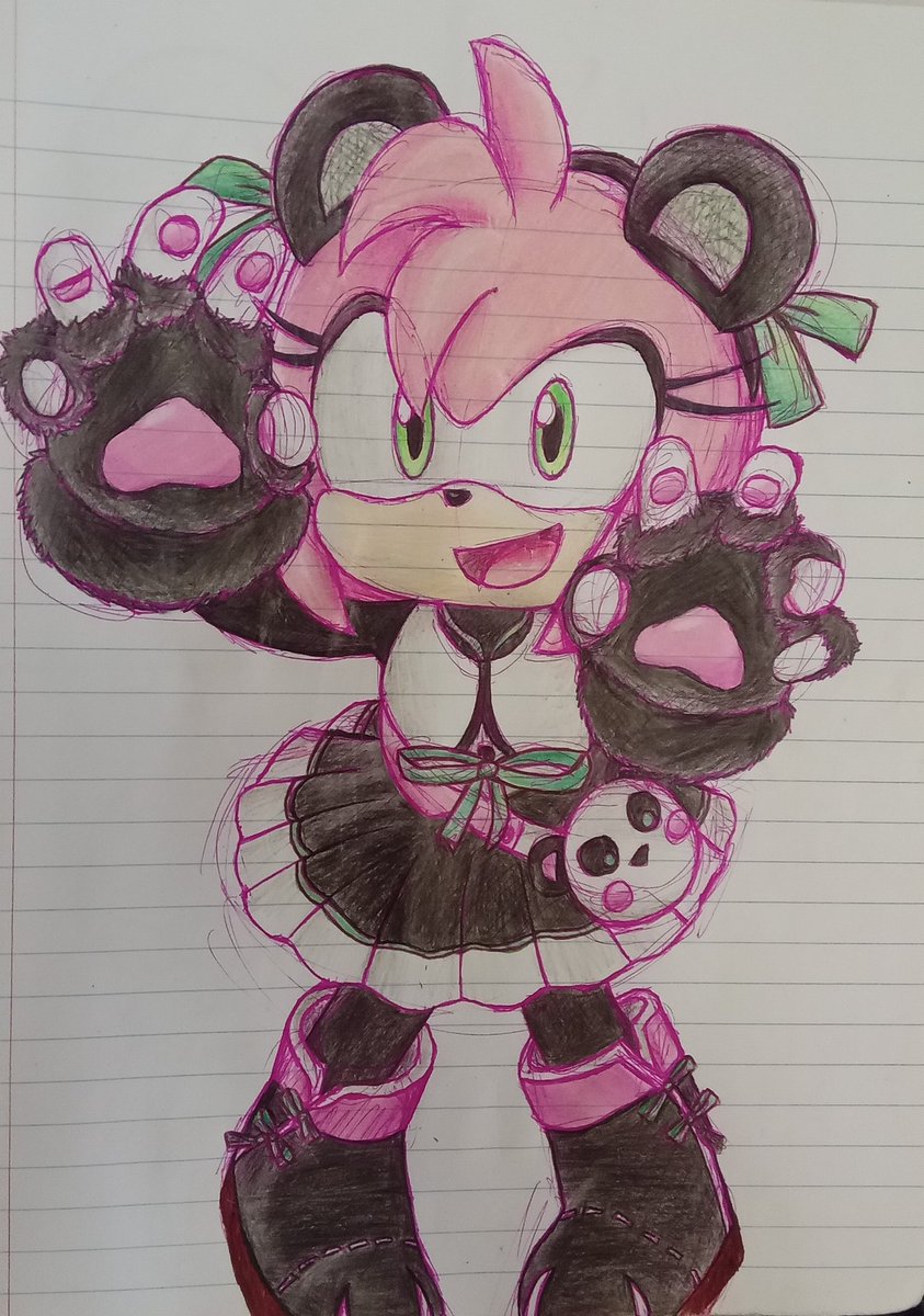 metalsonicCD01's tweet photo. Amy Panda 🐼

#amyrose #SonicTheHedeghog https://t.co/g0zQBJzqaj