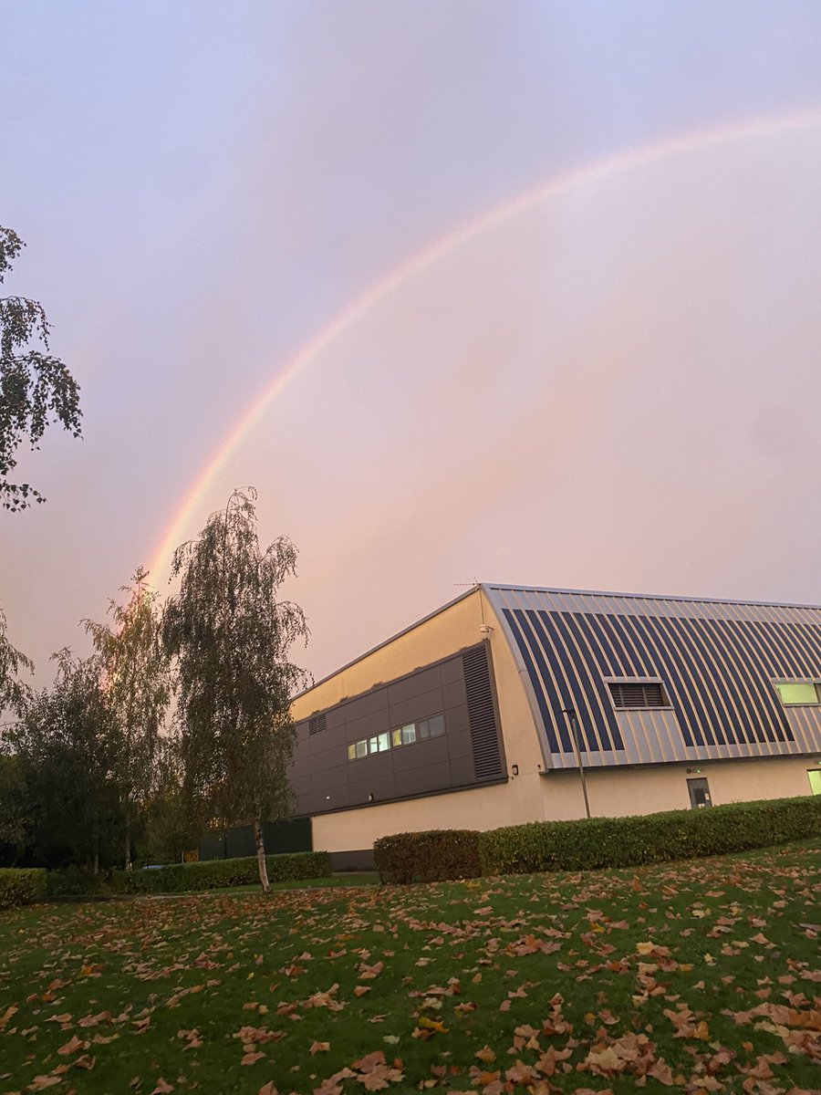 Beautiful rainbow at the end of a tough day! 🌈 #nofilter
