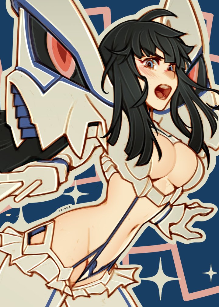 純潔 ,鬼龍院皐月 「Satsuki vs Ryuko (Kill la Kill) 」|𝖔𝖝𝖈𝖔𝖝𝖆 ✨のイラスト