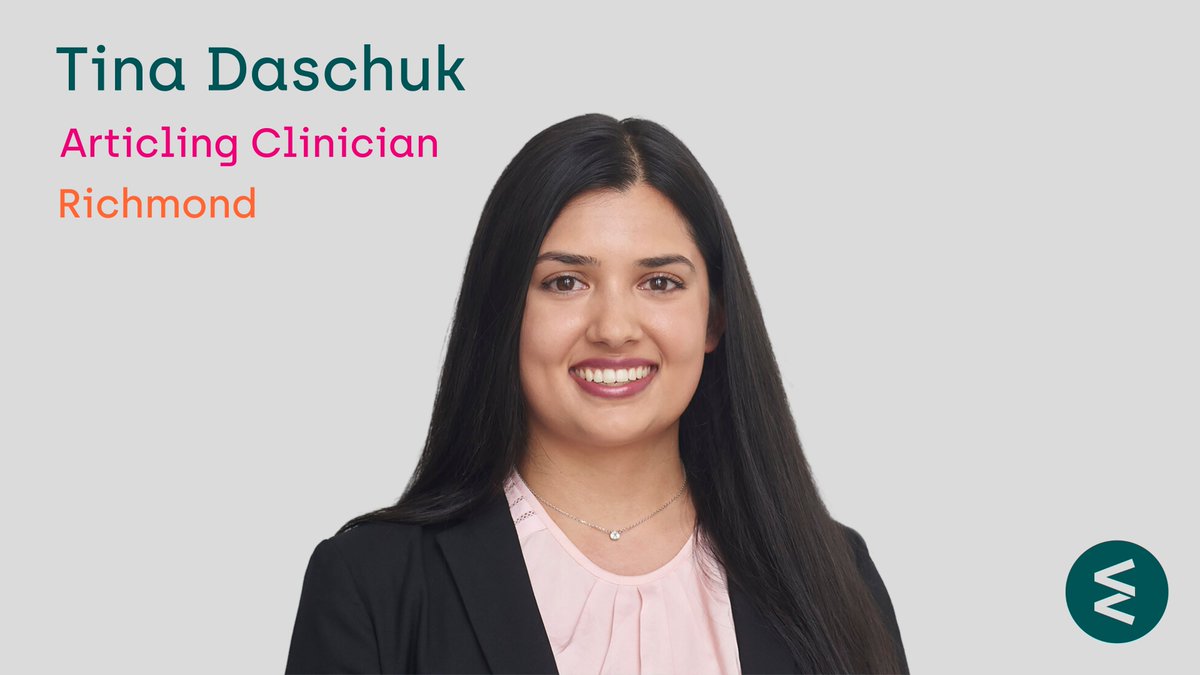 #Profile of an Everyone Legal Clinic 2023/24 #articling clinician:  Tina Daschuk (she/her) Tina obtained her JD from @umanitoba, and her BA in Political Science from @UBC. 1/4