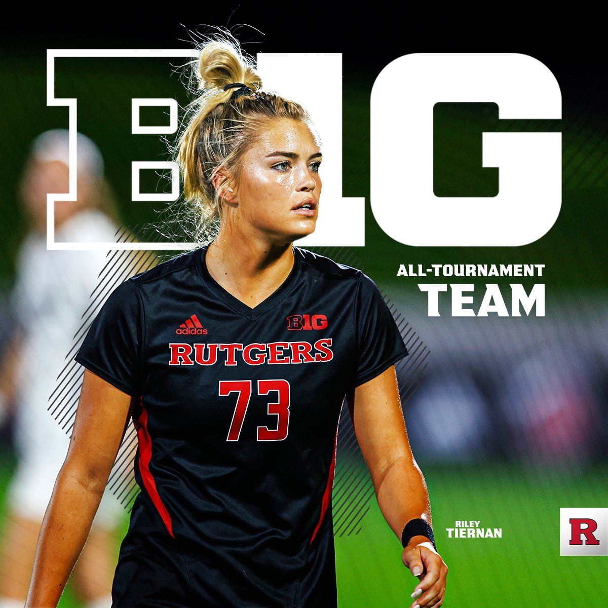 Riley Tiernan is on the 2023 All-Big Ten Tournament Team💪

#ForeverRutgers🧹#GoRU!