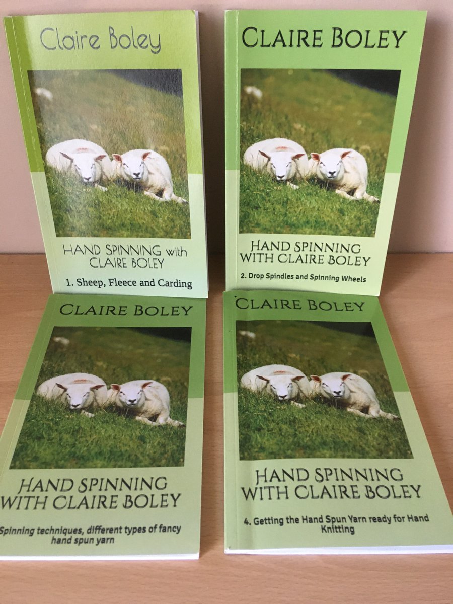 Encourage some one to take up a new craft - Hand Spinning. Give them as booklets or put them on their kindle for Christmas. amazon.co.uk/s?k=Claire+Bol…   amazon.com/s?k=claire+bol…