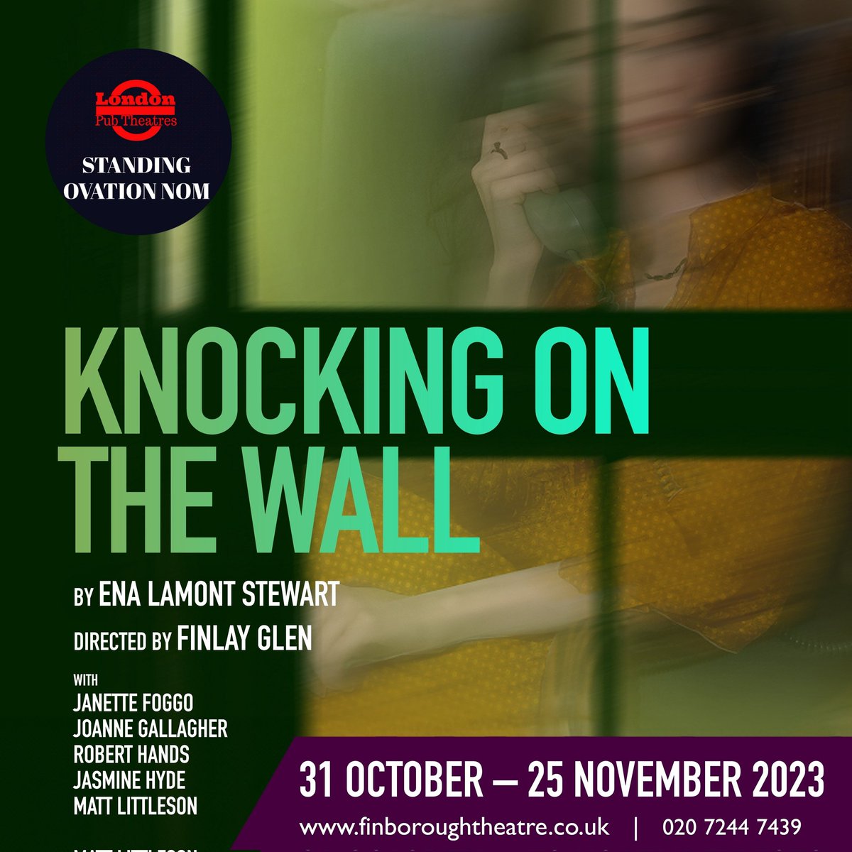 #StandingOvationNom

"Director Finlay Glen has mined the dialogue for truth, and this comes through strongly in the performances."

We're delighted to he nominated for a <a href="/pubtheatres1/">LondonPubTheatres</a> Standing Ovation and are running until 25 November <a href="/finborough/">Finborough Theatre</a>

Tickets: finboroughtheatre.co.uk/production/kno…