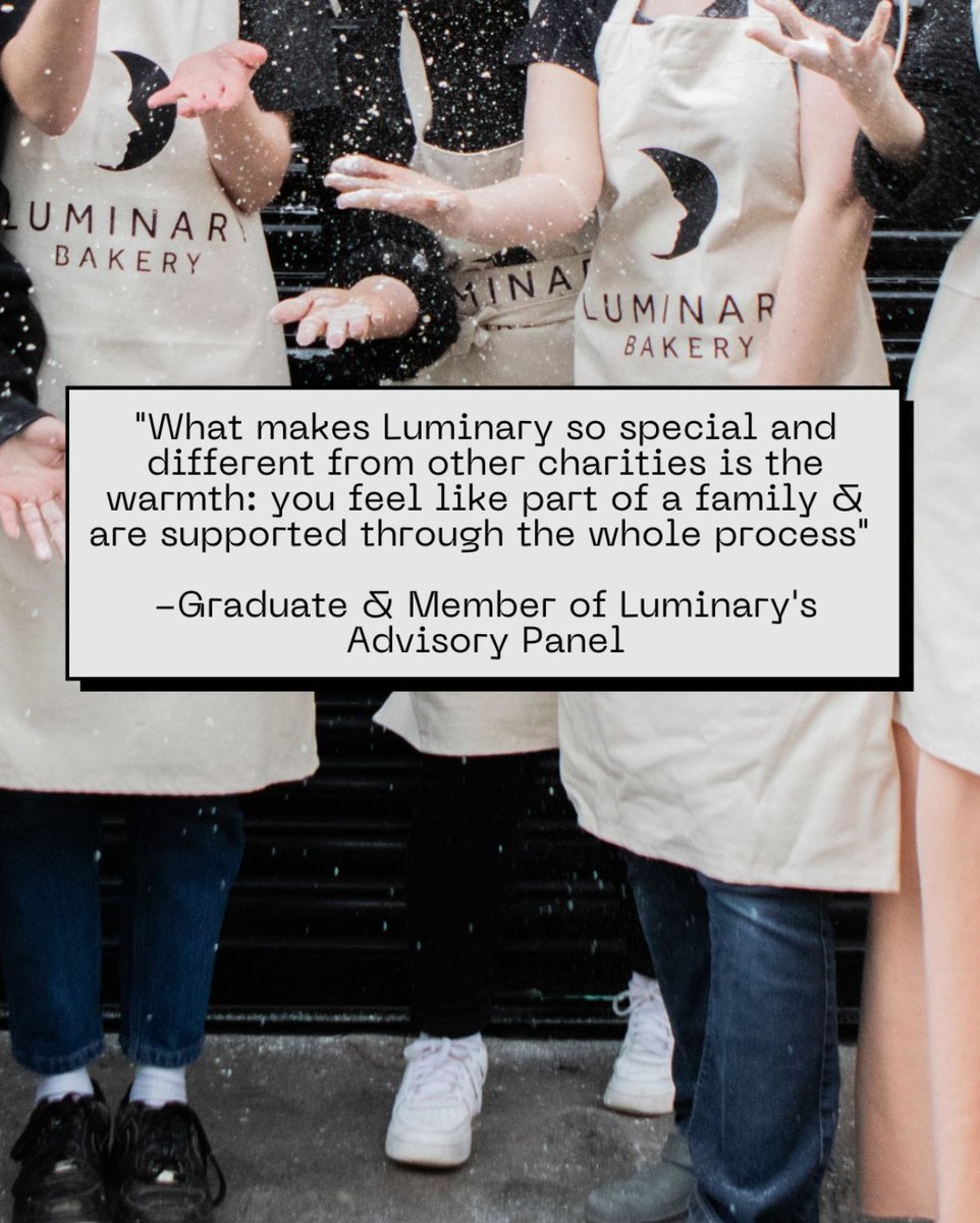 'What makes Luminary so special and different from other charities is the warmth: you feel like part of a family & are supported through the whole process.' — Graduate and member of Luminary's Advisory Panel 🌙💛