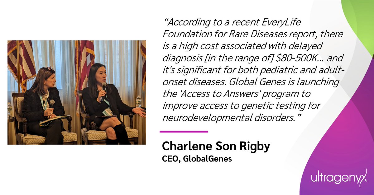 At the North America Rare Disease Summit 2023 (#NARDS) last week, Charlene Son Rigby, CEO of @GlobalGenes, discussed the high cost of delayed diagnosis in #RareDisease. Read the EveryLife report here: bit.ly/47fp1NB