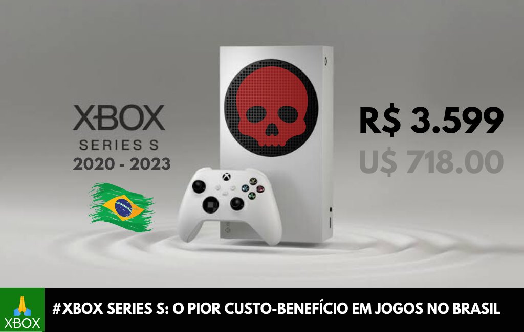 O Bem Venceu] Xbox tem preço oficial de 3.599,00 no Brasil + Phil