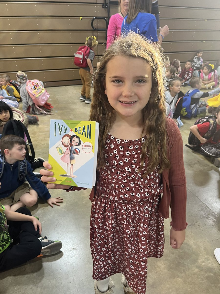 Ivy read to us from Ivy &amp; Bean