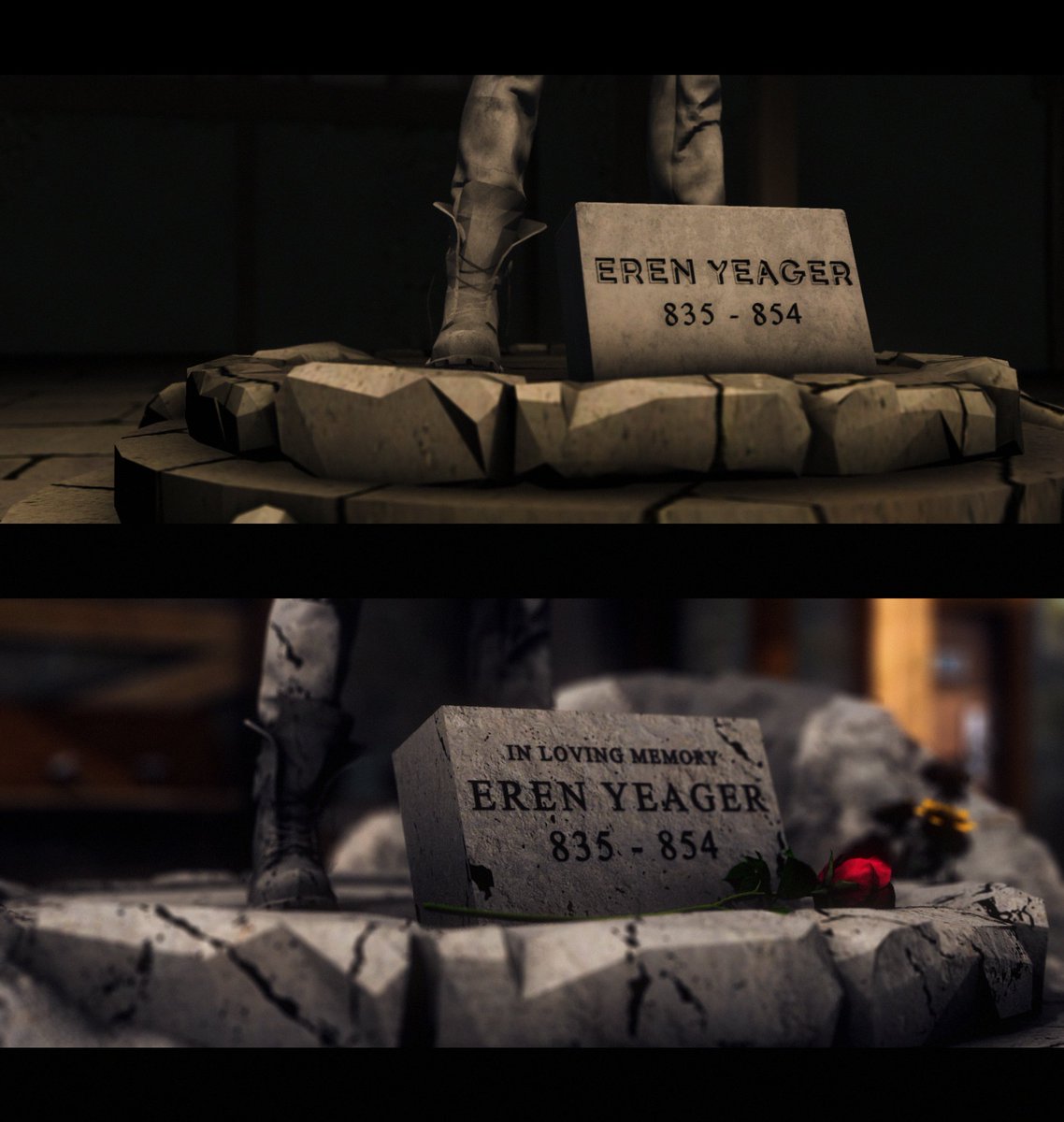 ArcaniumEdits's tweet photo. First Render VS Final Render
#AttackOnTitan https://t.co/jG12hMb7G1