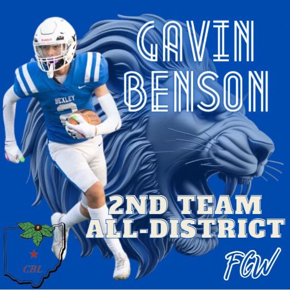 BexleyFootball's tweet photo. Congratulations to our 3 Lions who were named All-Central District! #FGW #ThePride https://t.co/oVv1ZZVcYA