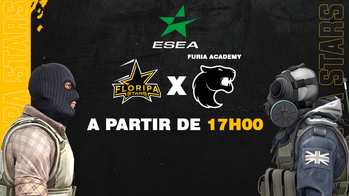 FloripaStars's tweet image. 🚨 Jogo de hoje:
⚔️ @FloripaStars VS @FURIA Academy
⏰às 17h00
🎥twitch.tv/meio_demais
