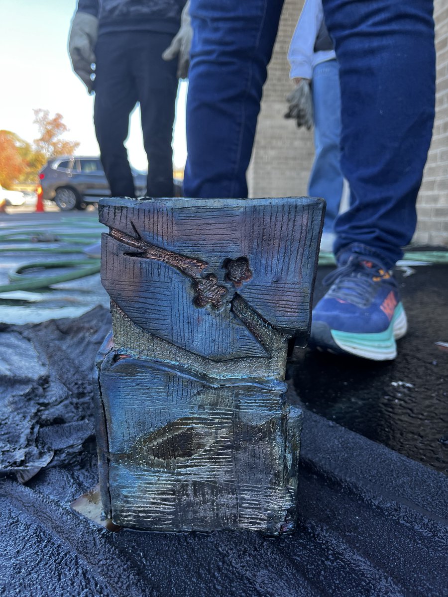 CommackSchools's tweet photo. The ceramics and sculpture class participated in a Raku firing workshop with visiting local ceramic artist Gina Mars.
Students learned all aspects of raku from its origin, preparation, and creation of their own unique vessels.
#MackArt #CommackHighSchool #Raku #CommackSchools https://t.co/tUYvkZOkiH