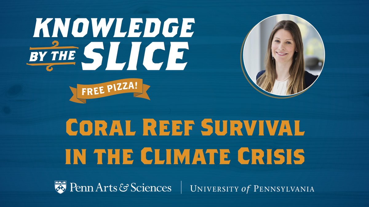 PennSAS's tweet image. Who’s ready for another #SMARTSLICE? Join us this THURSDAY as Katie Barott of @PennBiology talks about how coral reefs are responding to climate change and what that means for both the human and natural ecosystems. bit.ly/3srqUbe @Penn @CollegeAtPenn @Pennalumni