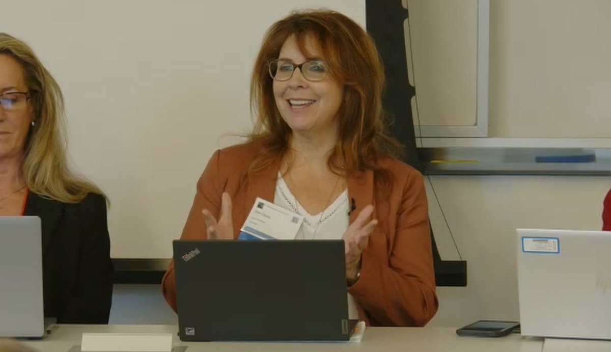 Veradigm's tweet photo. Beth Davis, PMP, of Veradigm, joined a dynamic panel session at #WEDInational to discuss Attachment implementations, share success stories, enhance interoperability strategies, and dive into the world of electronic attachments. #Veradigm #HealthTech https://t.co/WGR5vUW1OR