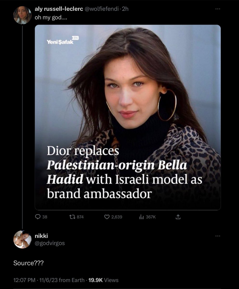 Madame_Ennui's tweet photo. Ah yes, Gen Z is totally immune to propaganda. Thousands of likes on a post/QT that someone literally took from a random instagram, and apparently no one bothered to do their research. This is a rumor from years ago. Schools and universities need to start teaching media literacy. https://t.co/0qnbNUjoDQ