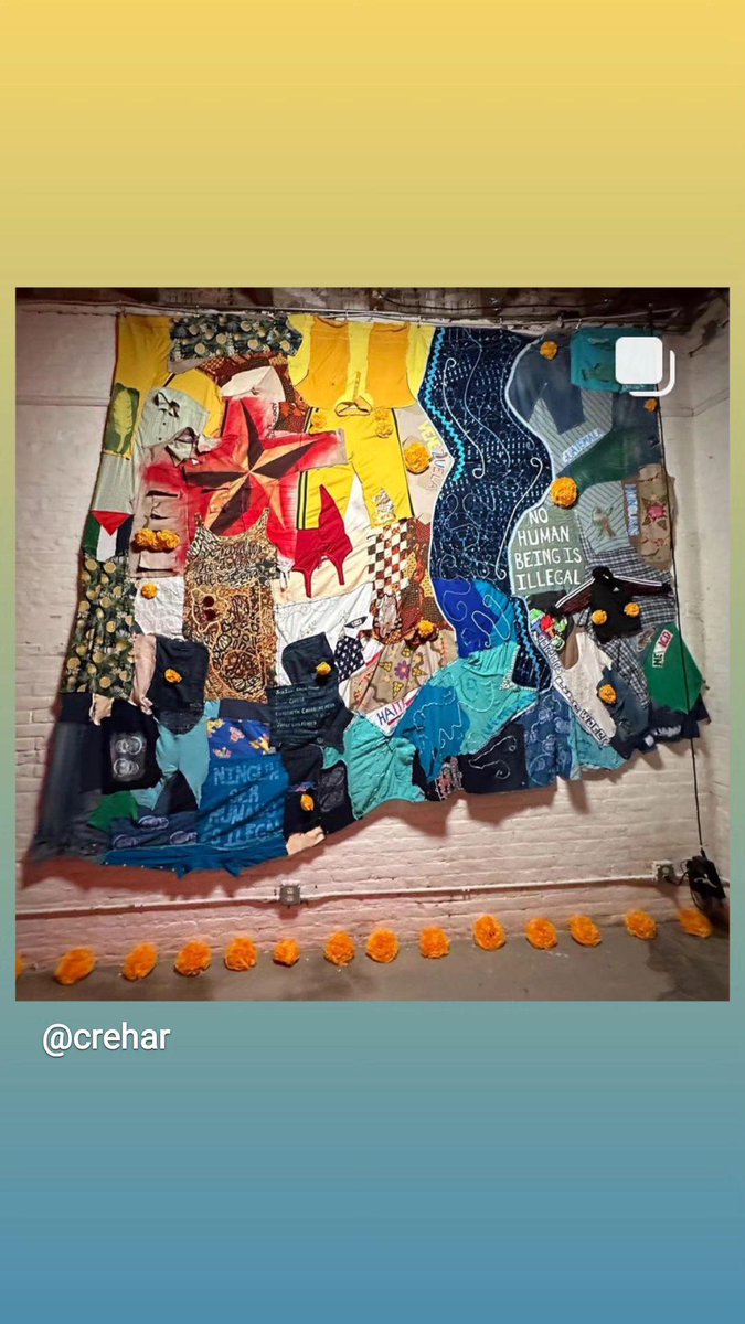 VocesUnidasRGV's tweet photo. "This piece is about how migration
through the river is met w/ dehumanization at the hands of border patrol. One of the first things migrants are forced to do is to get rid of their belongings, sometimes even the clothes off their backs, leaving littered clothing &amp; personal ..."+ https://t.co/pm8wb3N03l