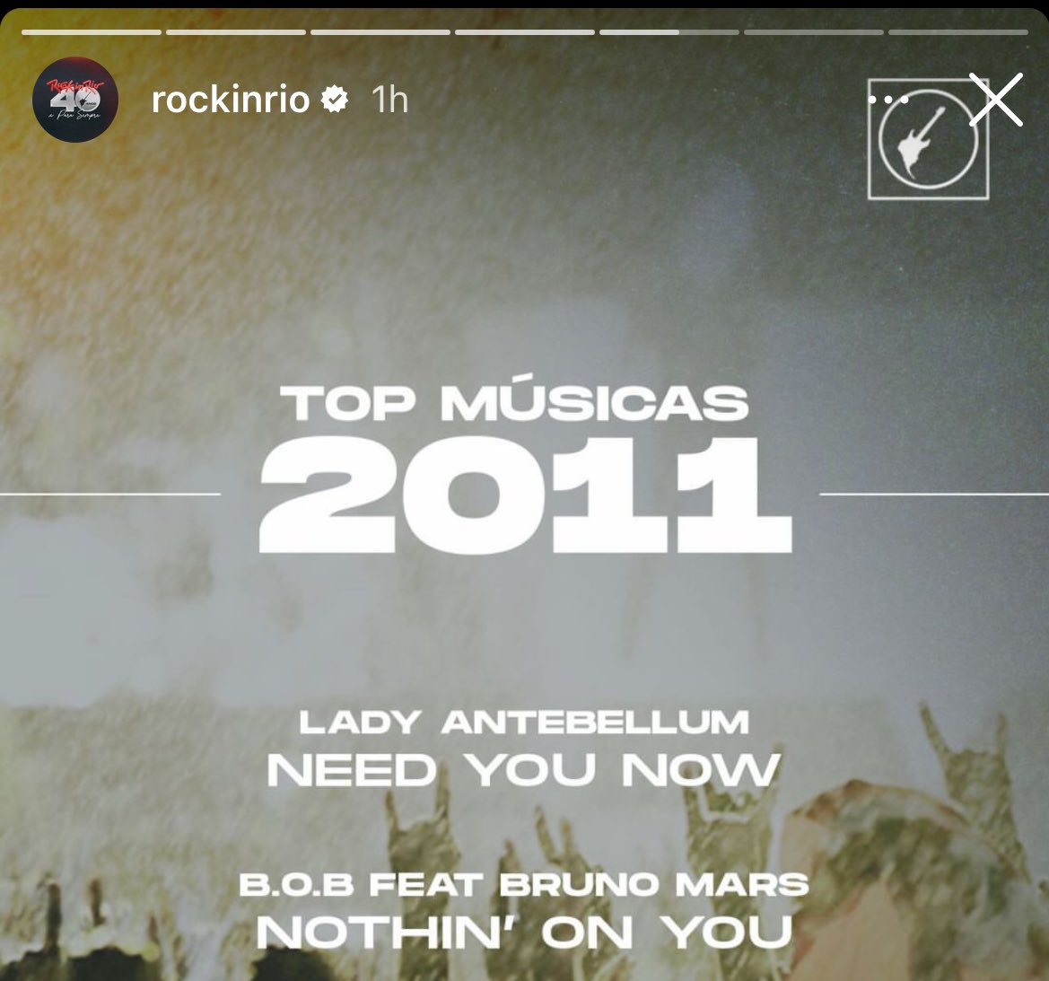 BrunoMarsAccess's tweet photo. Estamos de olho nos sinais Rock In Rio 👀🤨 https://t.co/OVf5ZMG1pb