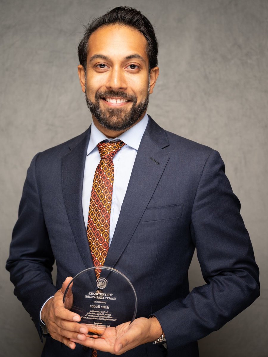 This weekend, LDF's Amir Badat received the NAACP Legal Award from <a href="/MSNAACP/">MS NAACP</a>'s 78th Annual State Convention and Policy Institute Committee for his dedication to voting rights litigation in Mississippi.

We congratulate Amir and are proud of his voter empowerment work.