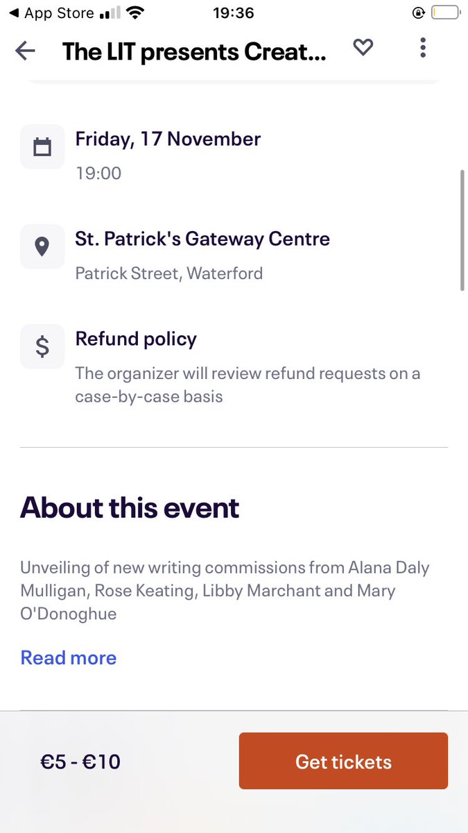 Super excited to be invited to write a piece for <a href="/TheLitYWF/">The Lit YWF</a> festival this November, readings from myself and the amazing Libby Marchant, Mary O’ Donoghue and Alana Daly Mulligan on the 17th, tickets up on Eventbrite now! 🎉