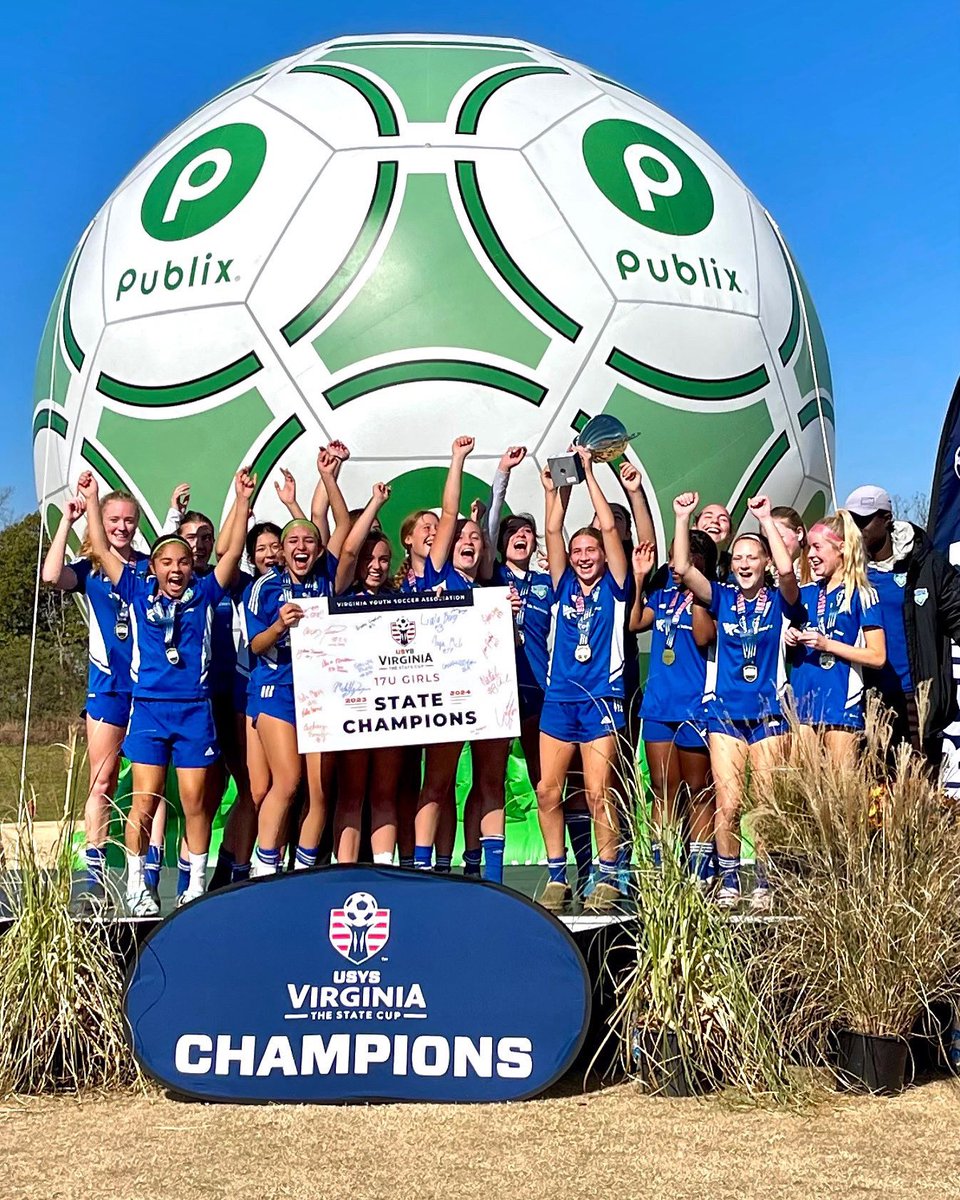 GFRsoccer's tweet photo. 🏆 GFR 07 Elite girls are CHAMPS, CHAMPS, CHAMPS 🏆 of the @vayouthsoccer / @usyouthsoccer State Cup. 

Well done!!!

#gfrsc #gfr #champions #champs #vysa #usys https://t.co/R8sNhwDHT6