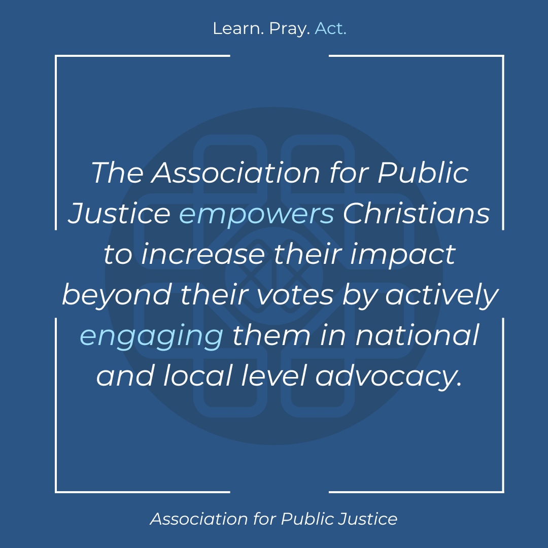 APJusticeorg's tweet photo. APJ works to empower and engage Christians in political action. Interested in joining this work? Email contact@apjustice.org today!

#advocacy #act #lovingyourneighborthroughpolitics https://t.co/QrWVYAPwrw