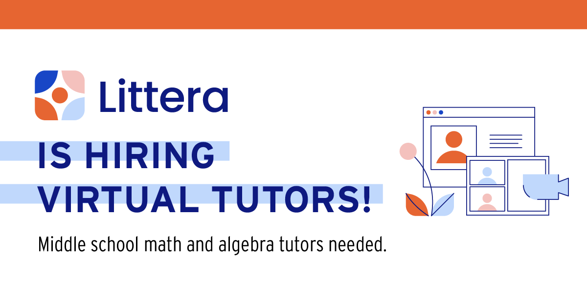#MilSpouses – are you a whiz when it comes to math and algebra 📚? MSEP partner, Littera Education, is searching for virtual middle school tutors with flexible schedules! Learn more and apply today: litteraeducation.com.
