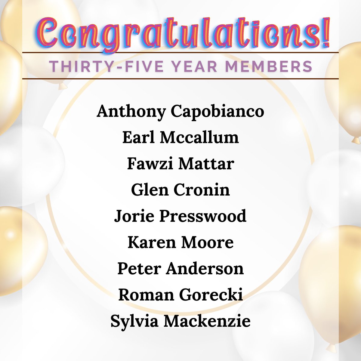MREBRealtors's tweet photo. CONGRATULATIONS to our members who have been a part of the Mississauga Real Estate Board for 15 years! Thank you for your many years of support and loyalty!
#mreb #members #fiveyears #anniversary #congratulations #mississaugarealestateboard #thankyou https://t.co/g8f1o0ZqQD