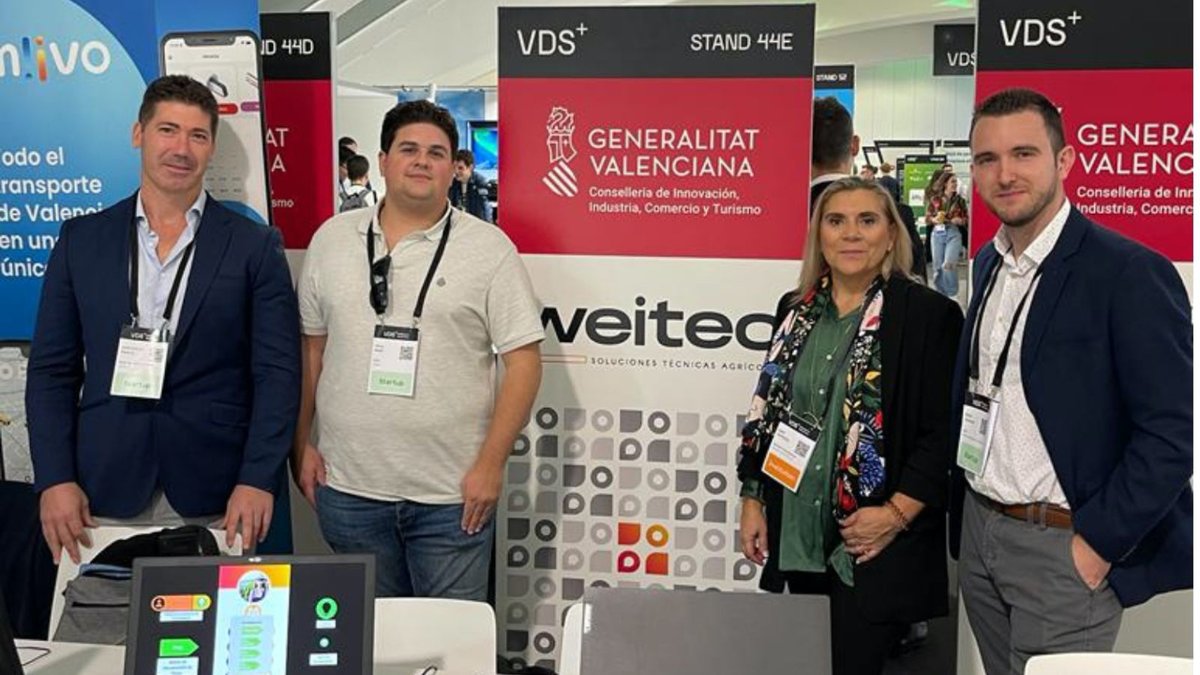 PCientificoAlic's tweet photo. Presentes un año más en el @VDS_event acompañando a nuestras empresas del #ecosistemaPCA 👏
✅ @Weitec_Oficial #bumerania #HydrosPower #NativosSostenibles @Cloud_Levante
¡Encantados departiciparl encuentro más internacional de la digitalización en la Comunitat Valenciana!😀 https://t.co/1bP9E43UmQ